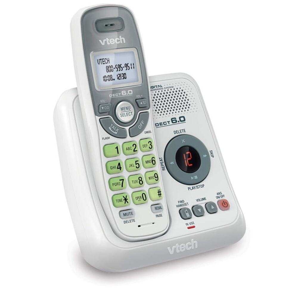 VTECH CS6124 Cordless Digital Answering System Caller ID / Call Waiting